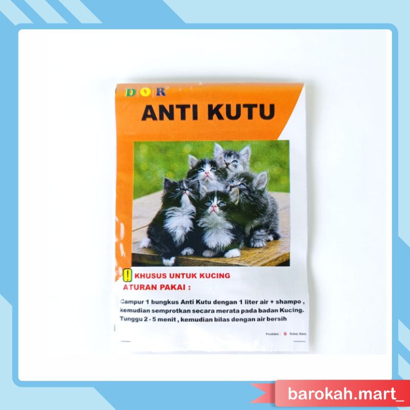 Obat Anti Kutu Serbuk Untuk Kucing Sultan