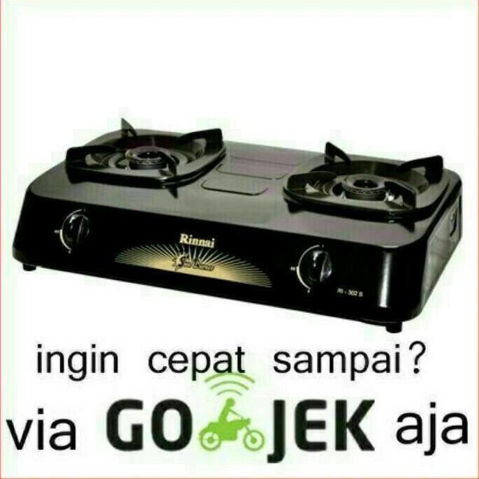 Kompor Gas Rinnai 2 Tungku / Rinnai Kompor Gas 2 Tungku / Ri-302S