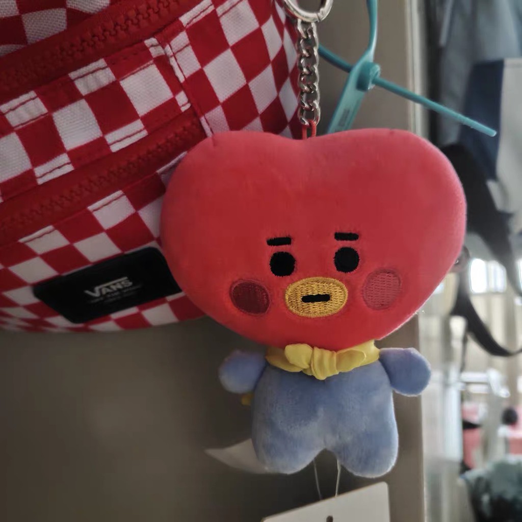 [Bayar Di Tempat] 20 Baby Charm（Body） 11cm BT21 OFFICIAL Keychain Pendant-TATA