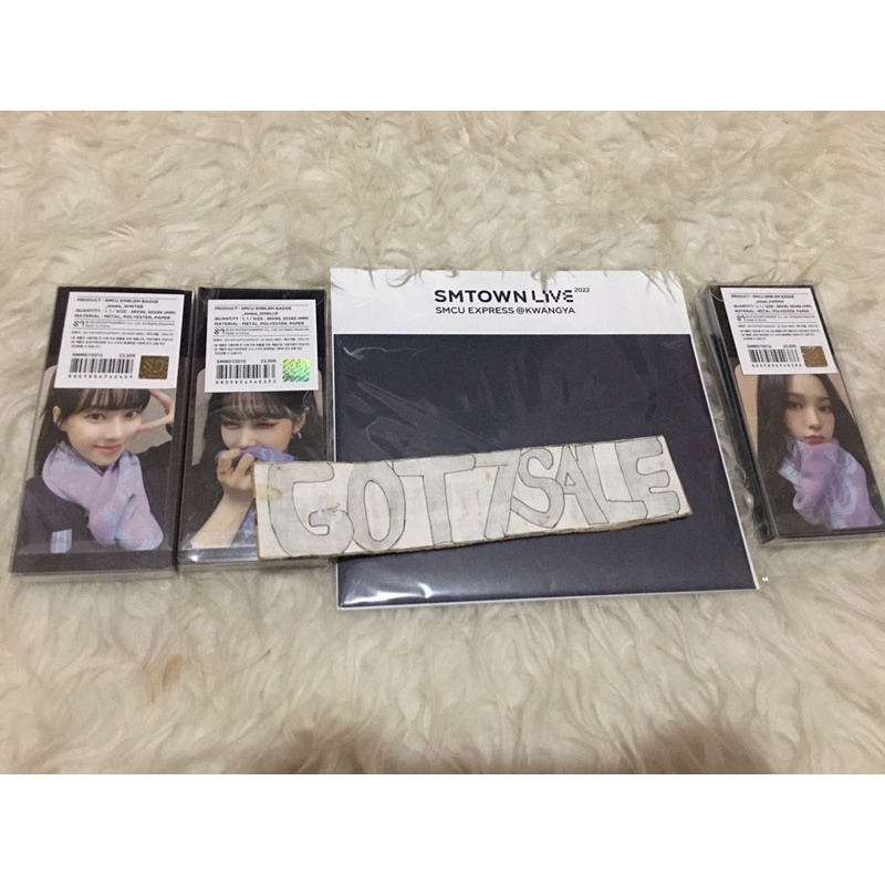 MD SMTOWN LIVE 2022 SPECIAL AR TICKET SET / EMBLEM  SMCU EXPRESS @KWANGYA KARINA GISELLE WINTER /  S