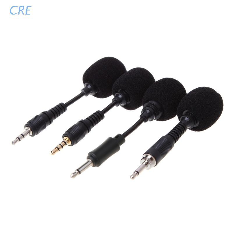 Cre Mikrofon Stereo Mini Interface 3.5mm Flexible Untuk Iphone / Android