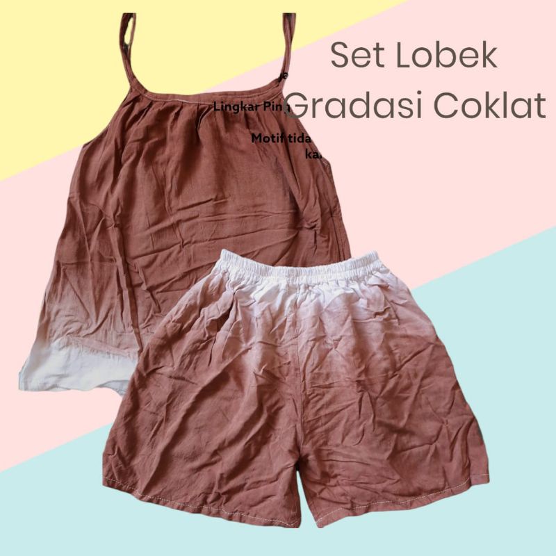 SETELAN LOBEK PENDEK WANITA KATUN RAYON