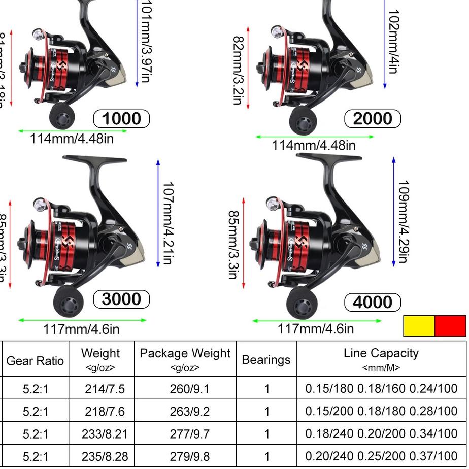 Awal Bulan reel harrow vector Reel Pancing 12+1BB Memancing Max Drag 30KG Joran Pancing 1000-4000 Ba