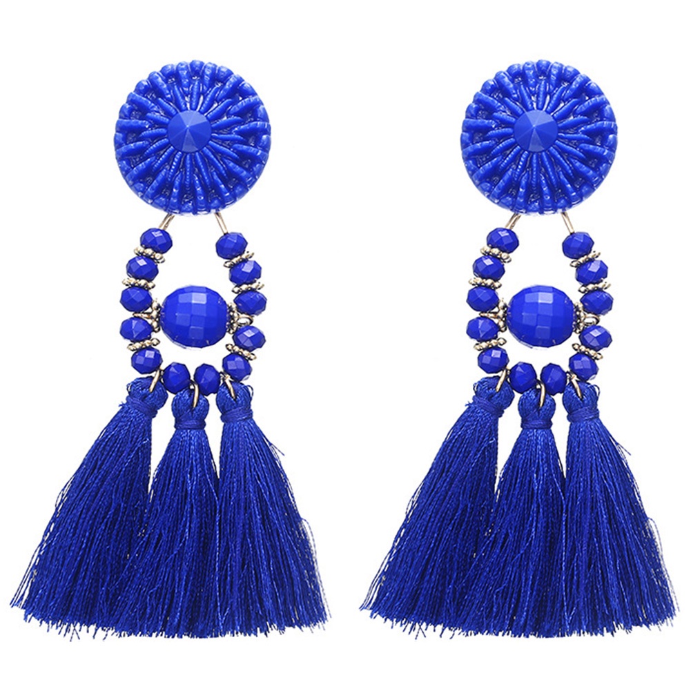 Hu Hu Hu Hu Hu Alat Bantu Pasang Kacamata♡ Anting Gantung Statement Wanita Desain Manikmanikrumbai Gaya Vintageetnik Untuk Hadiah