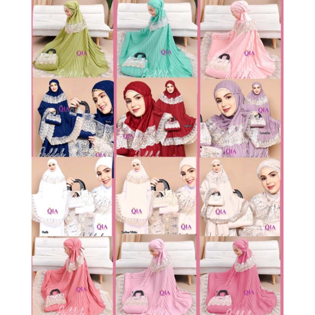 MUKENA EXCLUSIVE JEDDAH SUPER JUMBO//MUKENA SULTAN MEWAH//MUKENA RENDA KACA 3D