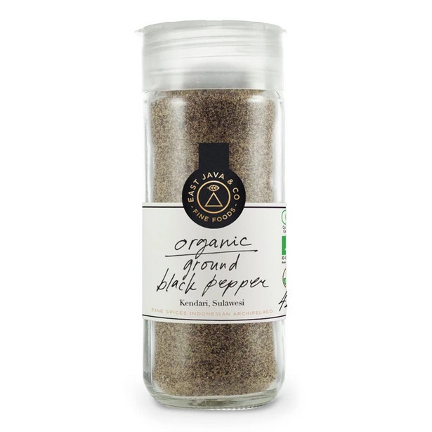 

East Java & Co Organic Ground Black Pepper - 55G