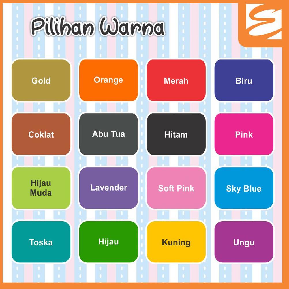 

Stiker nama bahan vinyl waterproof (Sticker Label) 2cm ➘➽ ➵ (Terbatas)