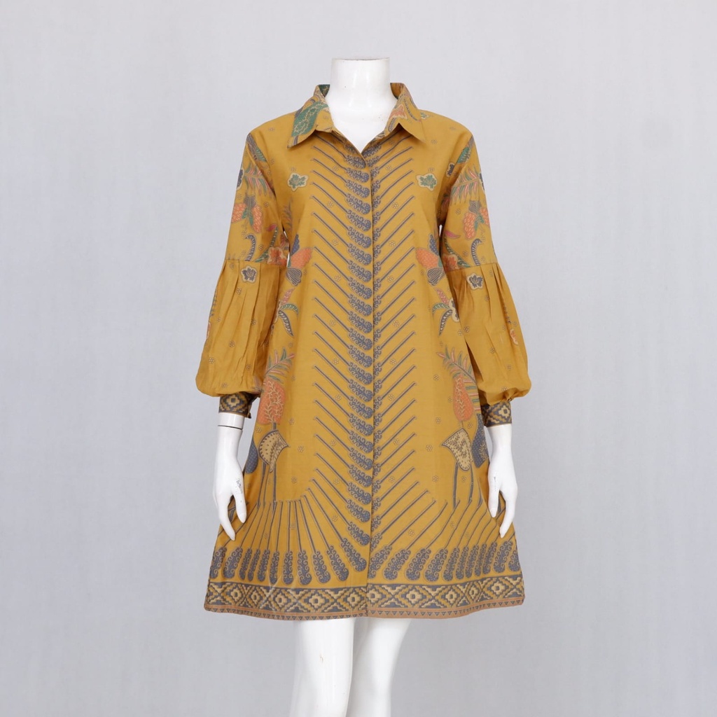 LANGITJUA BATIK SOLO - TUNIK BATIK SOLO BESTARI 02 | DRESS BAJU KERJA BATIK BESTARI BUSUI FRIENDLY