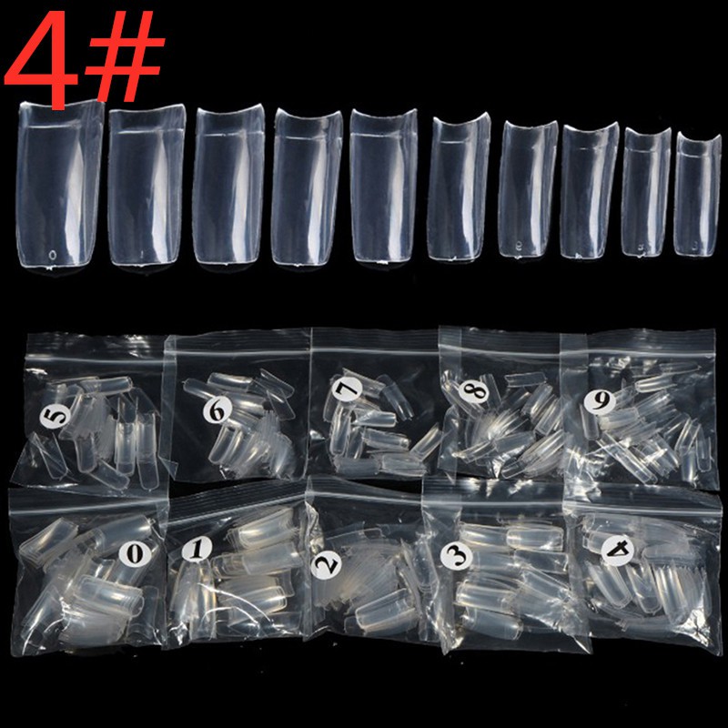 【 COD 】 500Pcs Kuku Palsu Pendek Bahan Akrilik untuk Manicure [IFASHION]