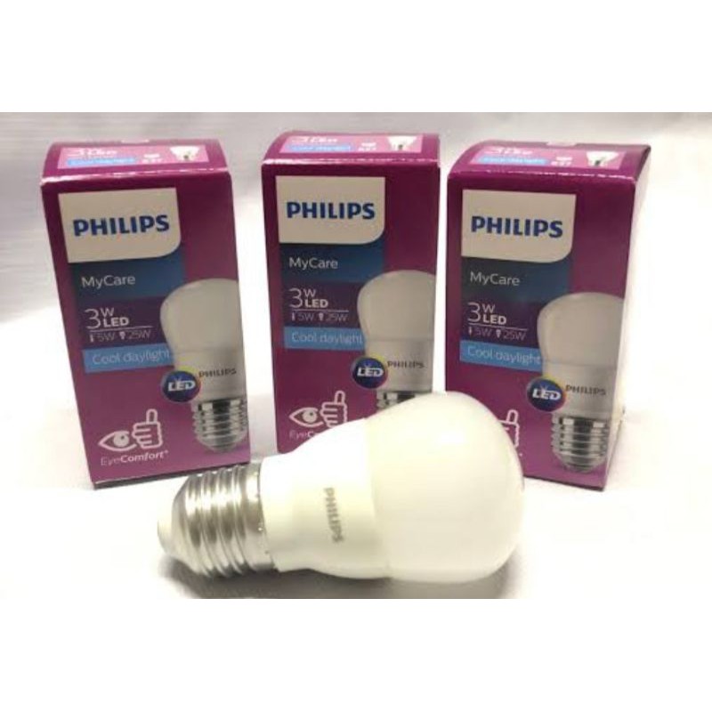 lampu philips led 3 watt