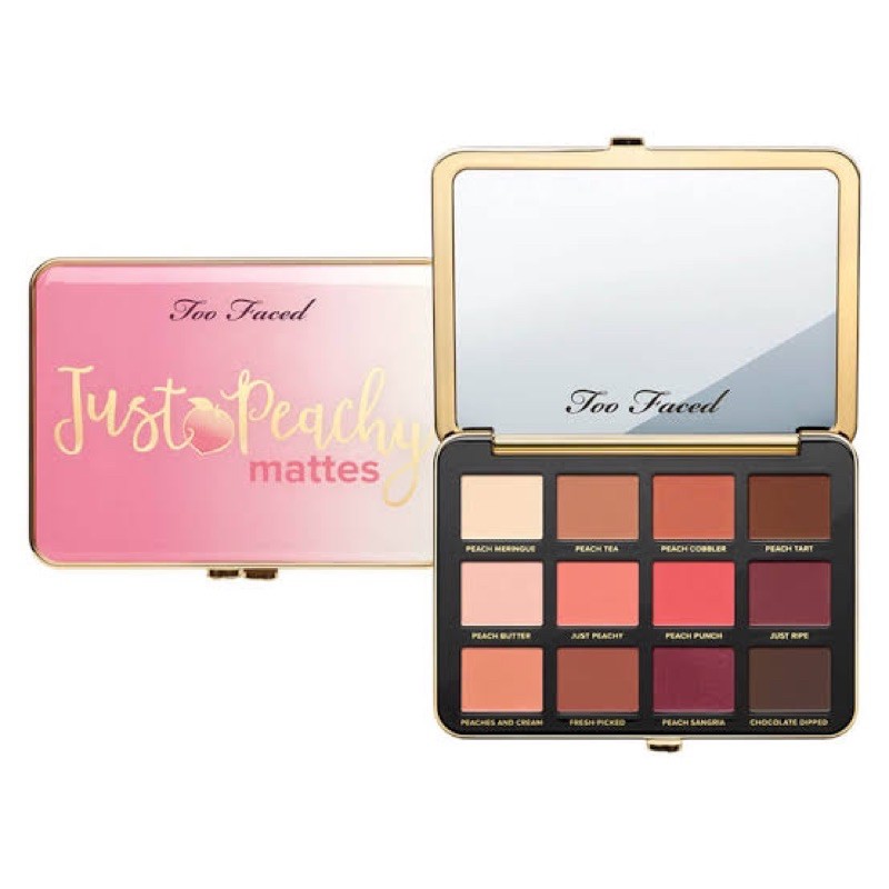 TOO FACED EYESHADOW WHITEPEACH MATTES