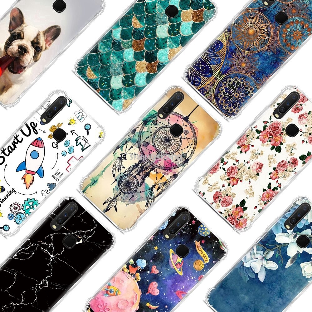 Casing Soft Case TPU Motif Lukisan Lucu untuk vivo y17 Y3 y15 y12 z5x | Shopee Indonesia