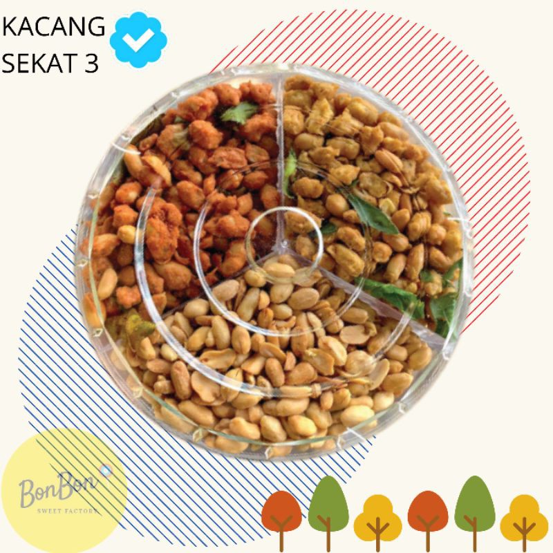 

Kacang Bawang Kacang Thailand Toples Sekat 3 / Paket Parsel Parcel Hampers Lebaran