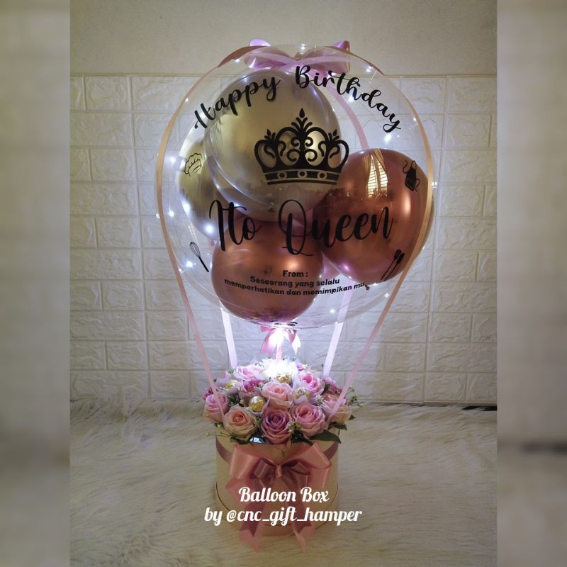 balon box/balloon bouquet/balon bunga/balon ferero/buket bunga led/kado ultah/kado wisuda