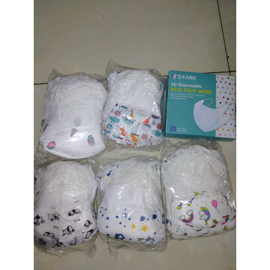 Masker duckbill anak per 1 pcs