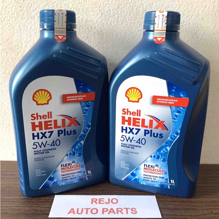 Oli Mesin Shell Helix HX-7 5W-40 1Liter - Oli Mobil Bensin & Diesel