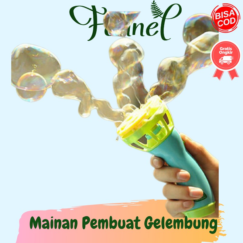 Mainan Pembuat Gelembung Sabun Otomatis