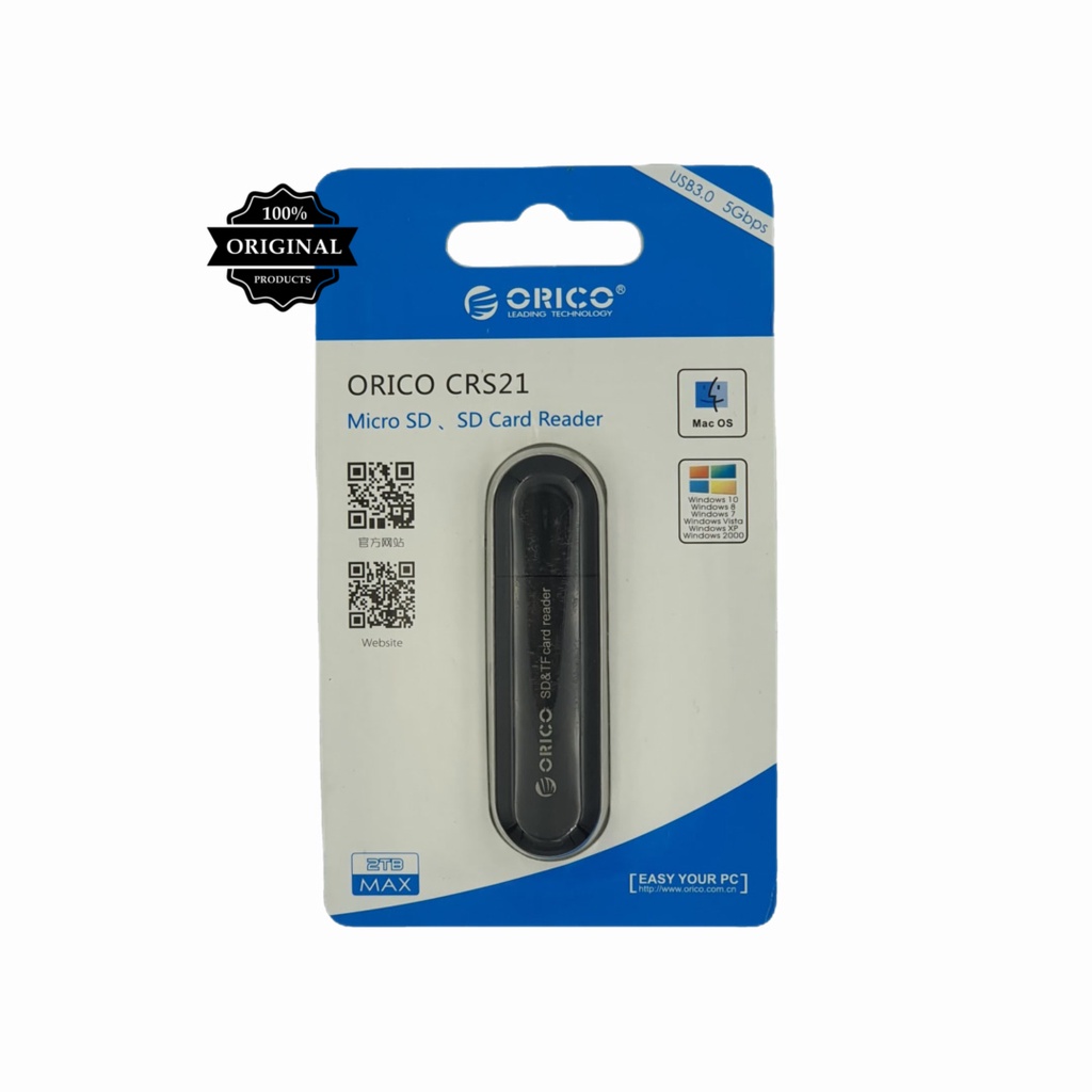 Card Reader Orico CRS21 Micro SD USB 3.0 High speed Original