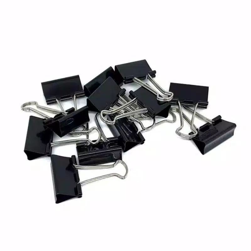 

1 Lusin Binder Klip Clips Penjepit V Tro