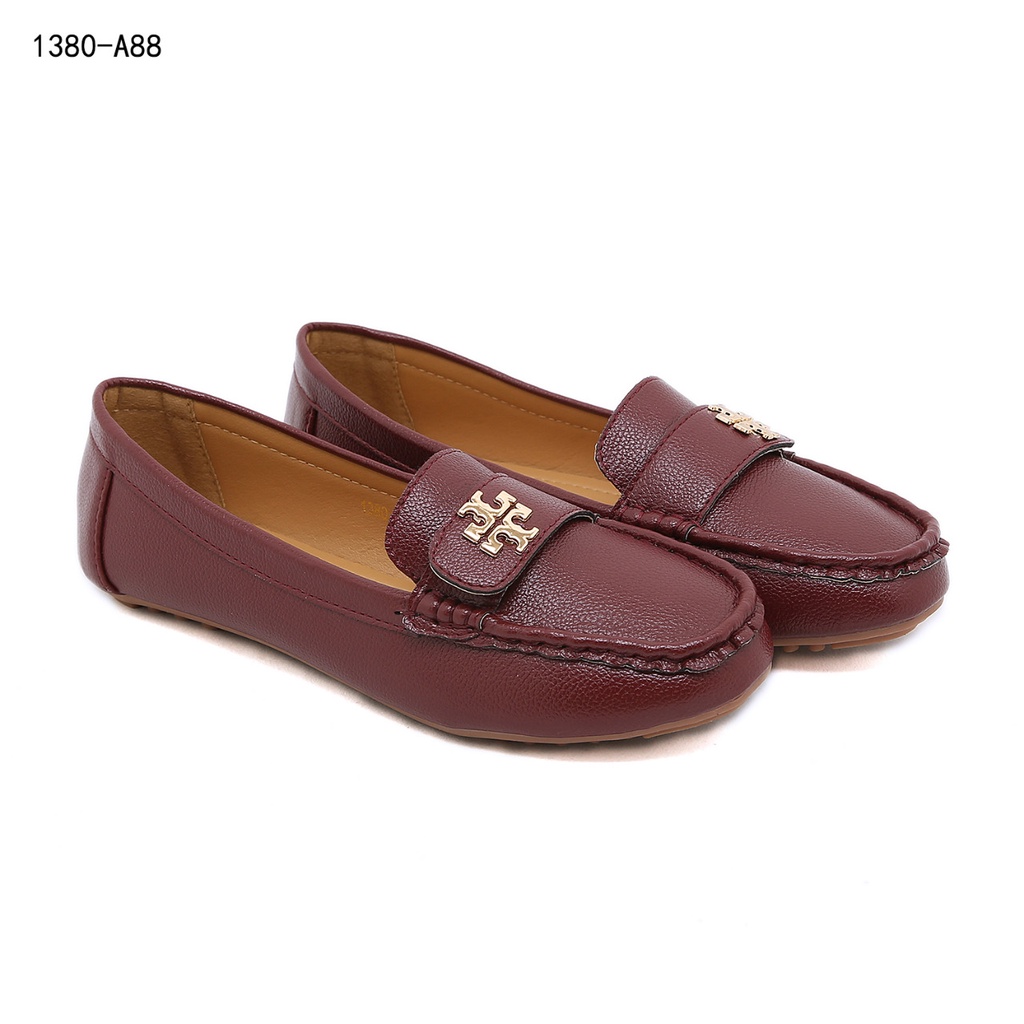 TB Kira Driving Loafer in Leather #1380-A88