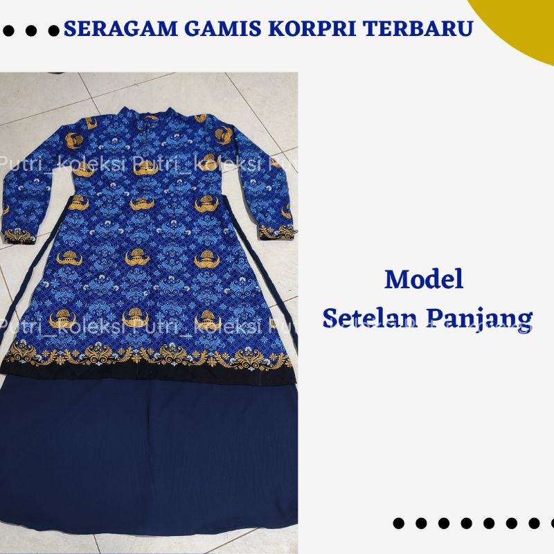 Seragam KORPRI Size Jumbo XXXL- Gamis Korpri Jumbo BigSize