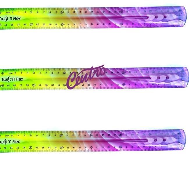 

✯ Maped Ruler Twist n Flex Decor Penggaris Elastis Lentur Fleksibel 30cm ۝