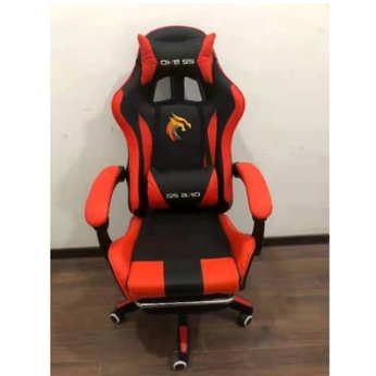 Kursi Gaming Bangku Gaming Gaming Chair Kursi Kerja Kursi Kantor Terlaris-323 Merah Naga