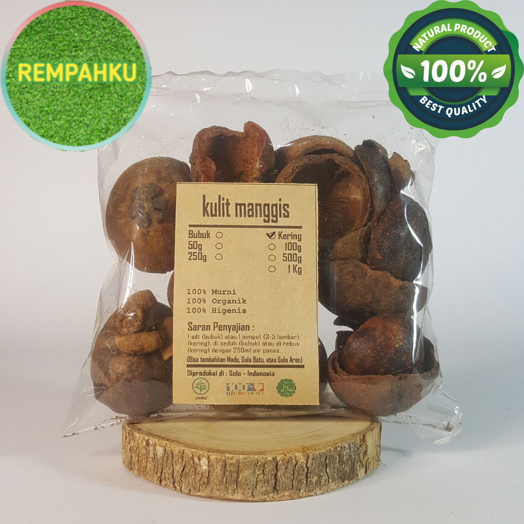 

KULIT MANGGIS KERING 50 GRAM - Garcinia Mangostana - MURNI - JSR