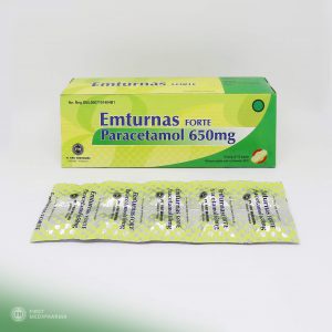 Emturnas Forte Paracetamol 650 mg Box Isi 100