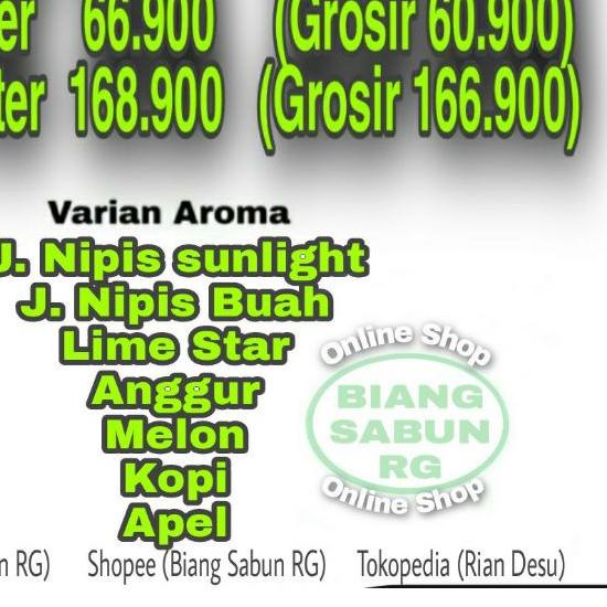 ➼ Bahan Sabun Cuci piring Hasil 5 liter / Sabun cuci piring / Biang Sabun cuci piring / Bahan sabun 