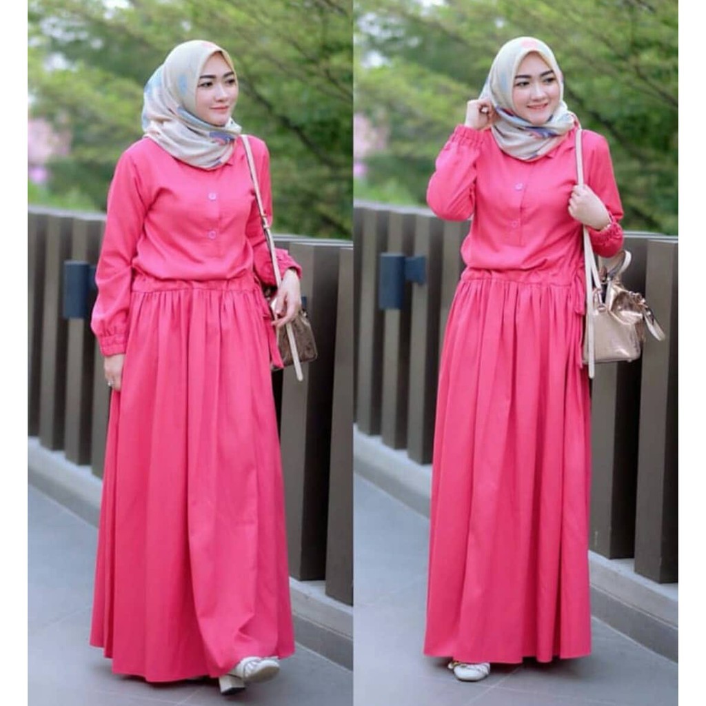 Gamis Wanita Dira Maxy Dress Muslim terlaris