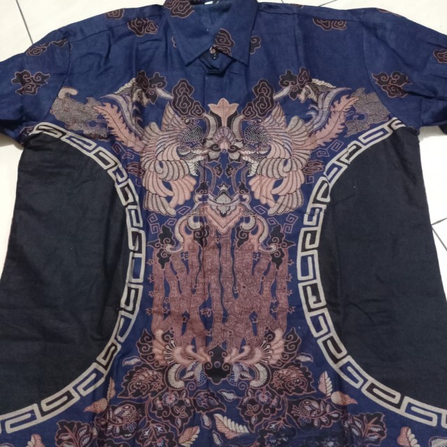 Kemeja Batik Spesial Navy / Batik Pria Lengan Panjang / Baju Batik Pria / Seragam Batik