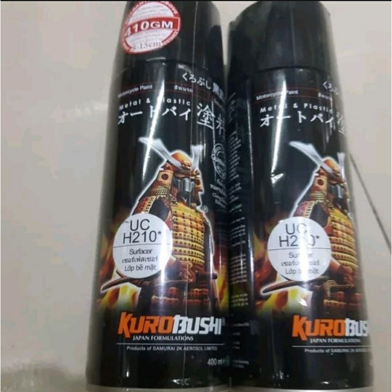 Cat Samurai Paint UCH210 Surfacer - Epoxy - Cat Dasar - Undercoat- Pilox pylog -cat semprot