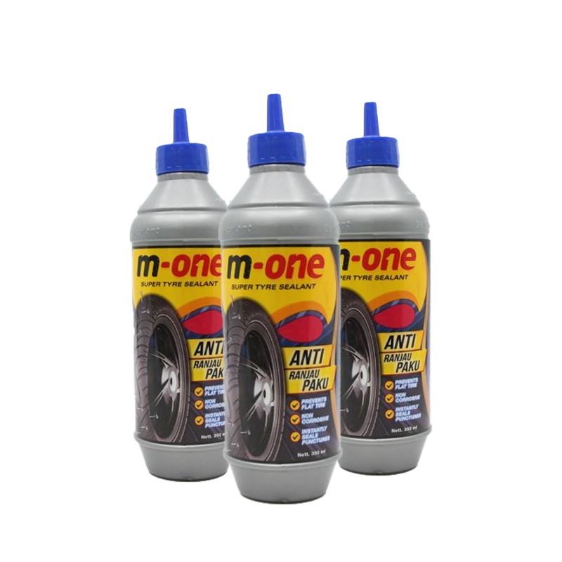 Cairan Anti Bocor Ban Tubles Tubeless Motor Mobil Original M One 350 Ml