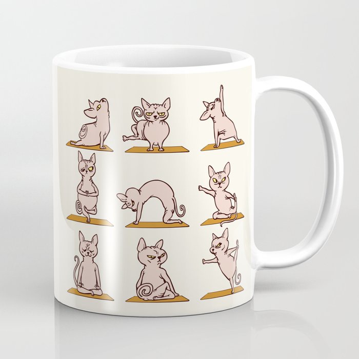 Mug Sphynx Cat Yoga