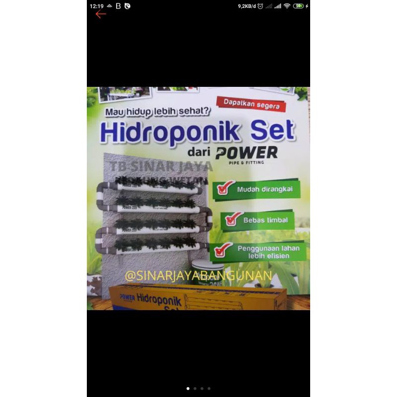 Pipa Hidroponik Set