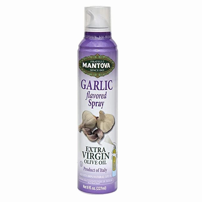

minyak zaitun olive oil mantova extra virgin garlic spray 227