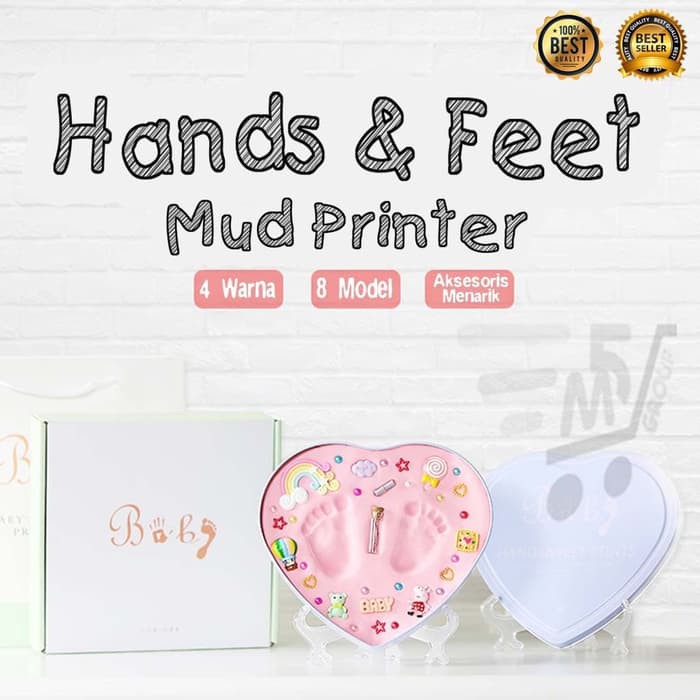 JJ DIY Baby Hand / Foot Print Cap Kaki Bayi