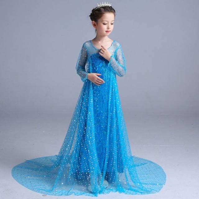 [Brandedbaby] GAUN KOSTUM PRINCESS PREMIUM FULL SEQUIN IMPORT / DRESS PRINCESS SEQUIN