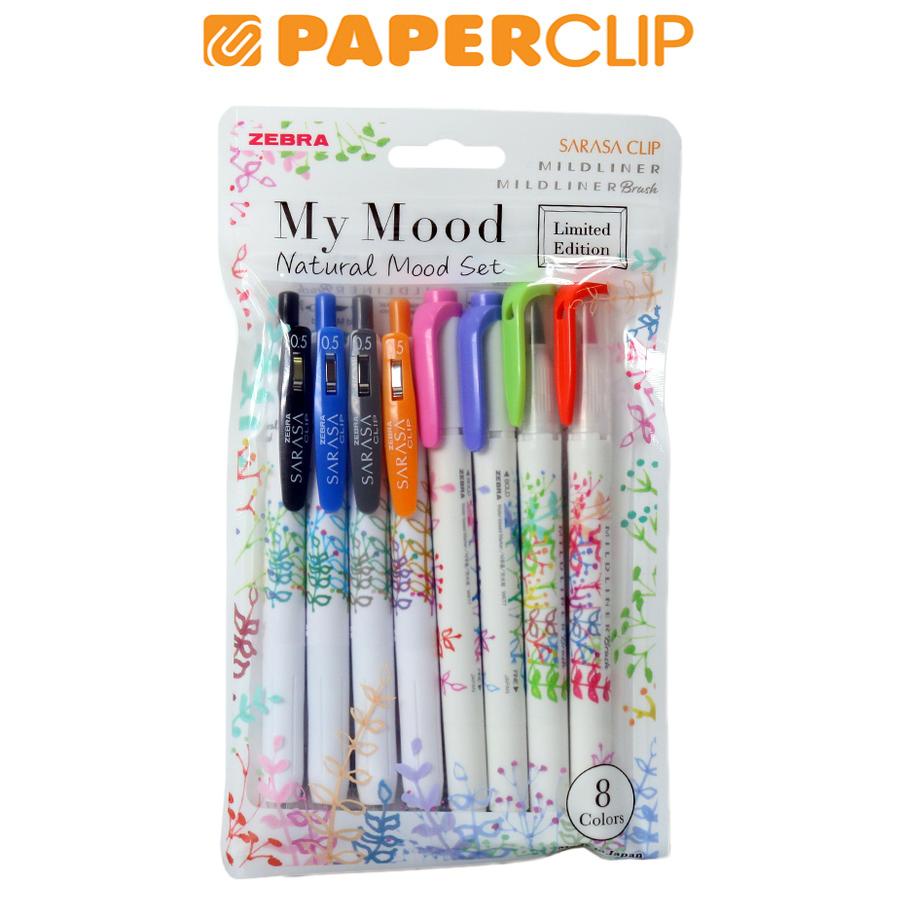 

BALLPOINT ZEBRA MILINER MOOD NTRL 8 SET