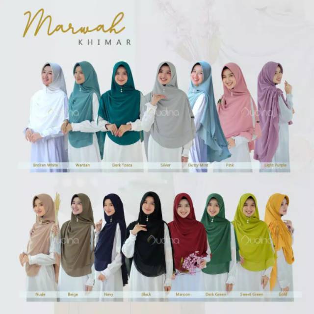 KHIMAR MARWAH HIJAB INSTAN ||  AUDINA