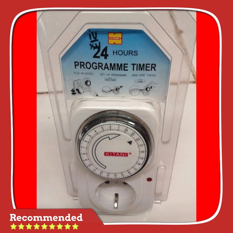 jual timer ( alat pengatur waktu ) analog ( manual ) kitani 24 jam