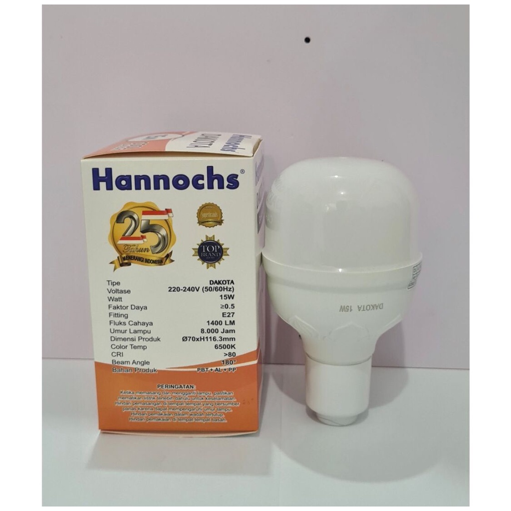 TERBARU!!!!! Hannochs Dakota 15 Watt Bohlam LED Putih/CDL