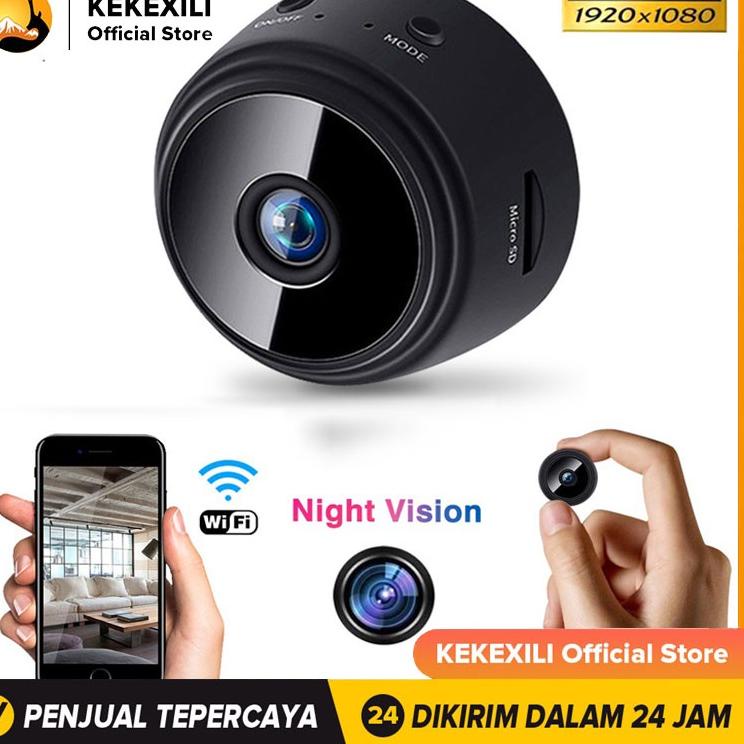 Super Bahan A9 Wireless Mini Camera Wifi Hd 1080P Micro Kamera Kecil Smart Ip Kamera Cctv Spy Camera Kamera pengintai HD Video Small Camera Night Vision Mini Camera