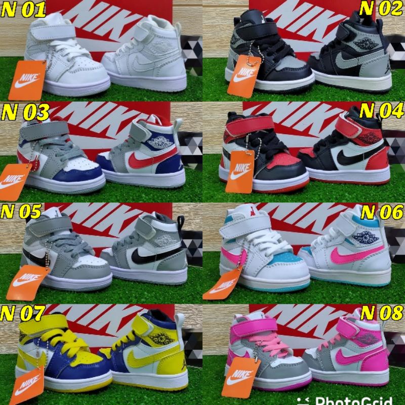 Harga SEPATU NIKE JORDA 1 HIGH / SEPATU ANAK JORDAN / SEPATU NIKE
LAKI-LAKI & PEREMPUAN KIDS