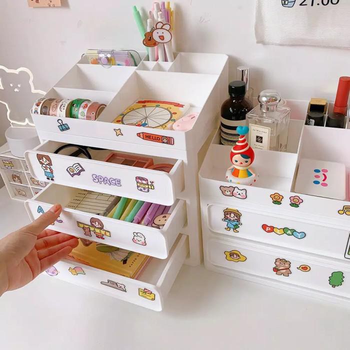 

Doc | 3 Susun Tempat Kosmetik/Alat Tulis/Organizer/Stationary Stand