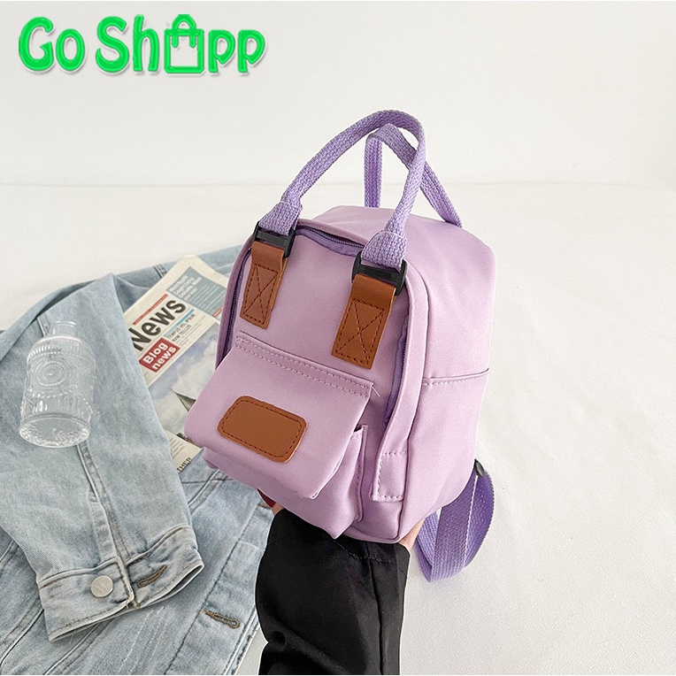Tas Ransel Mini Wanita Import Fashion Korea - Tas Backpack Wanita Multifungsi Terbaru - Tas Wanita Lucu Kekinian [BK16]-BK16-UNGU