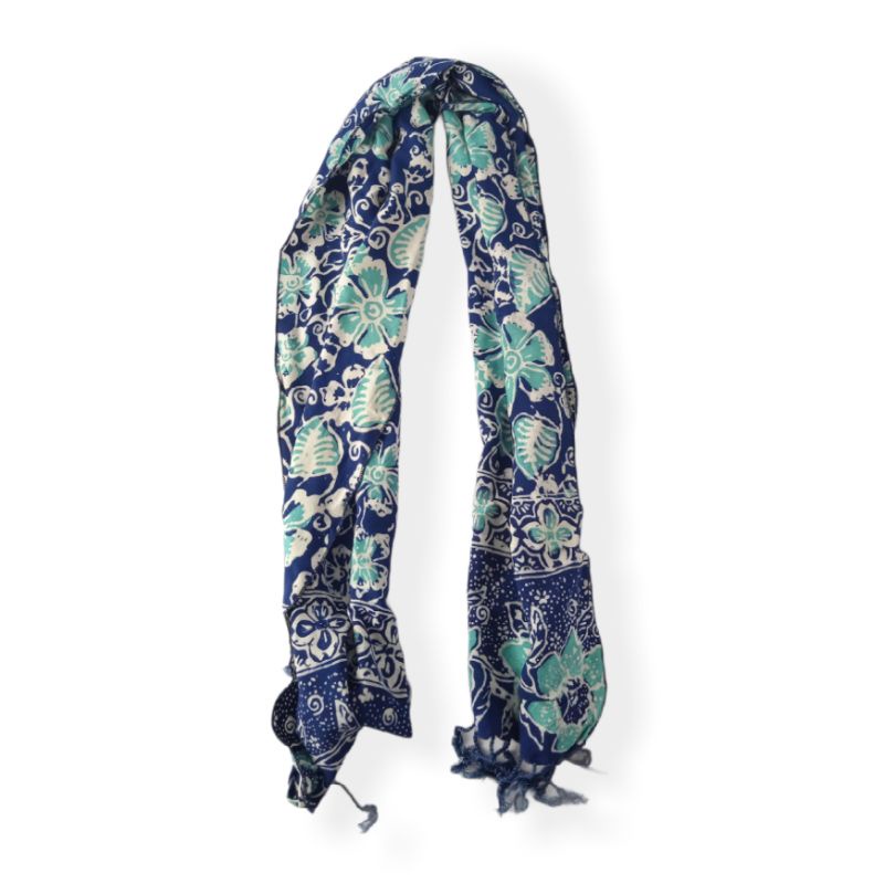Scarf Shawl Selendang Syal Batik Cap Wanita Premium SYLA-1