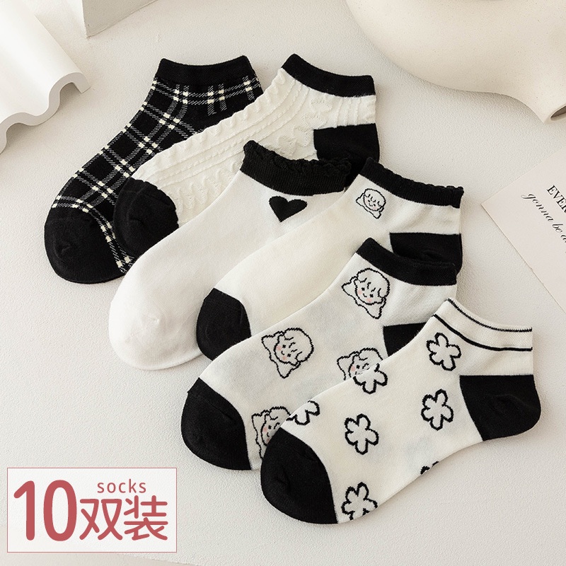 MURMURE.ID | KAOS KAKI MOTIF KARAKTER CUTE IMPORT KAOS KAKI WANITA PENDEK MOTIF SEMATA KAKI FASHION IMPORT-5