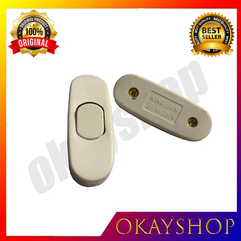 Okayshop saklar gantung listrik geser on off
